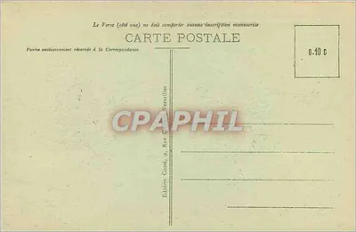 Versailles - Le Grandes Eaux al Bassin di Nettuno — Edizione Gossé, 9 Rue Gossé, Versailles — Verso