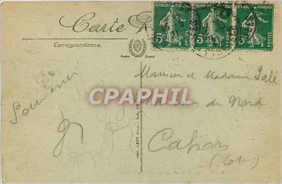 Lourdes — São Miguel e a Basílica — Imp. Levy fils, Cahors (61) — Verso