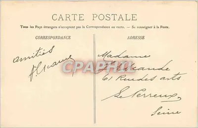 Dieppe — Wejście do przylądków — LL. n°13 — Rewers
