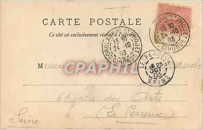 Bordeaux — Tor zur Saint Éloi und Große Glocke — W. R. Déposé — Rückseite