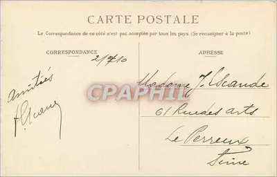 Boulogne-sur-Mer — Mar Revolta — G. Gazez, n°67 — Verso