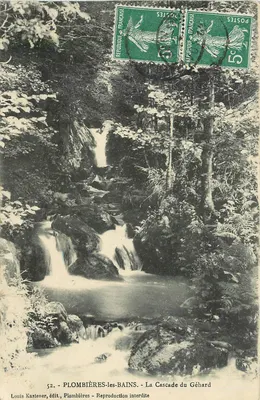 Plombières-les-Bains — A Cachoeira do Géhard — Louis Kastener, editor