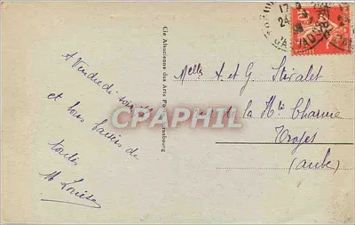 Deauville - Praia Florida - O Casino — editor Cie Allophone des Arts Photo Strasbourg, n° 132 — Verso