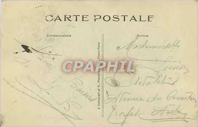 Paryż - La Conciergerie — widok mostu i rzeki — A.P. (wydawca) — Rewers