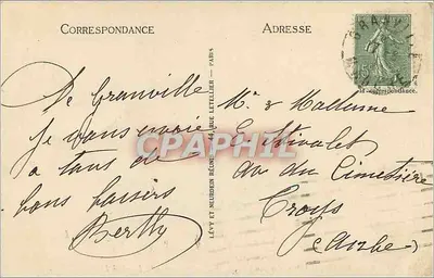 Granville - Vista generale del Roc e dell'Hotel Normandy - LL — Verso