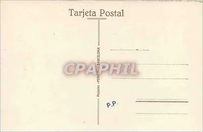 Barcelonę — częściowy widok portu — wydawca Fergil, nr 30 — Rewers