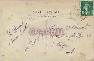 Niña en un cesto de paja — Pascua — Sazerac Phot, n°284 — Reverso