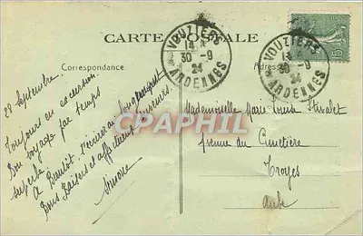 Vouziers — Portal Katedry Świętego Maurilla — A. Laïon, wyd. Vouziers — Rewers