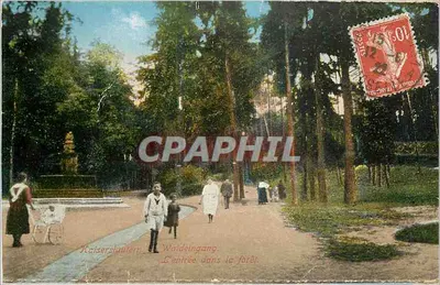 Kaiserslautern — Waldeingang. A entrada na floresta. — Kunstverlag Wilh. Meul, Lindweihen a. Rh. Nr. 60
