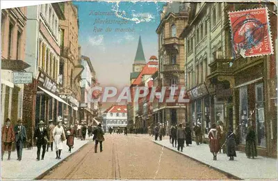 Kaiserslautern — Marktplatz / Rue du marché — Kunstverlag Wilh. Maul, Ludwigshafen a. Rh. No. 82