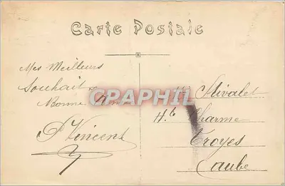 De Roche de Cornillon bij de NEUF-PONTS — uitzicht op de brug en de roche — anoniem uitgever, n° 6028 — Achterkant