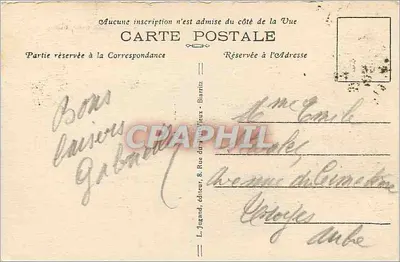 Biarritz — Las Rocas del Basta — Exposición Colonial Internacional París 1931 — Reverso