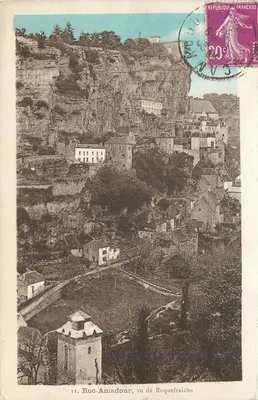 Roc-Amadour, visto de Roquefraiche — Pélarmane — editor Pélarmane, n°11