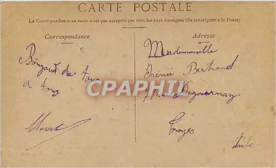 Arredores de Vichy — Castelo de Maulmont (Encontro de Caça) — Verso