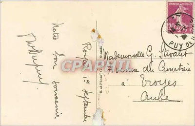 Le Vieux-Royat — A Igreja — C.A.P. — n°10 — Verso