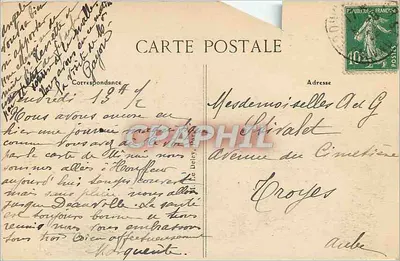 Trouville — Um Lugar Bonito na Praia — G.F. Le Havre, n°262 — Verso