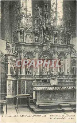 Saint-Bertrand-de-Comminges — Interior da Catedral — O Altar-Mestre