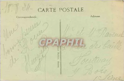 Rouen — Vista generale della Senna e dei Cours — Editore: C. P. M. n°350 — Verso