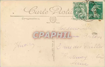 Clermont-Ferrand — Portal Katedry Najświętszej Maryi Panny — wydawca LL, nr 47 — Rewers