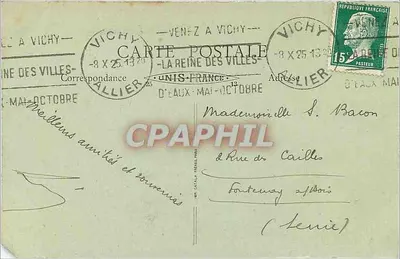 Vichy (Allier) - Terrasa Kasyna — B. F. — nr 98 — Rewers