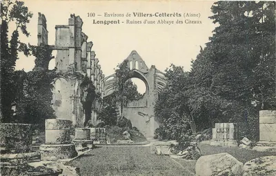 Ruínas de uma Abadia dos Cistercienses — Arredores de Villers-Cotterêts (Aisne) — Editor: Longpont, n° 100
