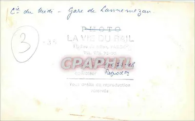 Estação de Lannemezan — vista do sul — Foto La Vie du Rail — Verso