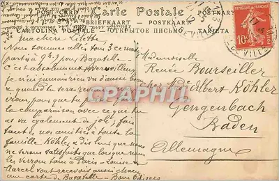 ला रोज़ेरिये डे बागटेल — एनडी फोटो, संख्या 3191 — पीछे