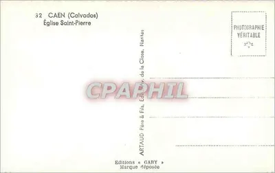 Kościół Świętego Piotra — Caen (Calvados) — Wydawnictwo GARY — Rewers