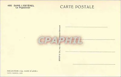 O Pombal — No Estérel — Coleção «A Costa Azul» — Verso