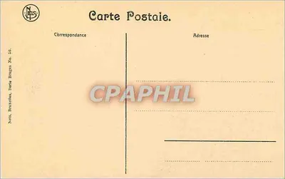 Bruksel — Widok na kanał z kościołem — Neels, Bruksel, seria Bruksel nr 56 — Rewers