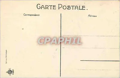 Bruksel — Widok na bardzo starą pensjonat «La Vache» na Quai du Rosaire — A.G. DE MEULEMEESTER — Rewers