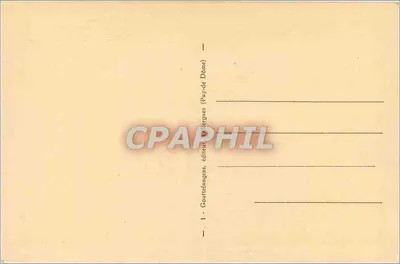 Zamek w Murols — strona zachodnia — L'Auvergne Poétique, wydawca Gouttefanges (Puy-de-Dôme) — Rewers