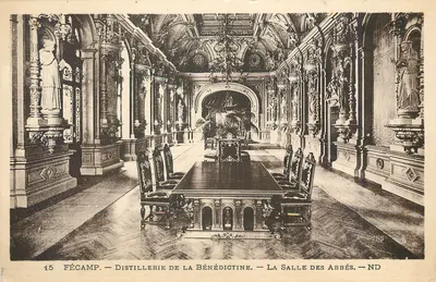 Fécamp — Destilaria da Benedictine — A Sala dos Abades — ND