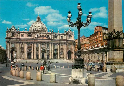 Praça São Pedro e Basílica São Pedro — Vaticano — editor SAR 130