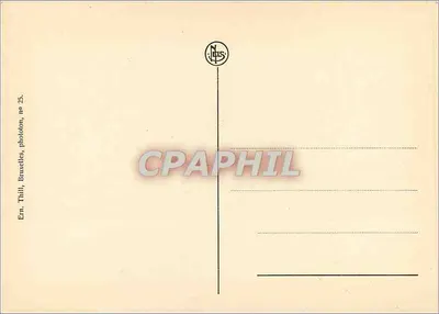 Brukselka — Katedra św. Guduli — Wydawca Thill, nr 25 — Rewers