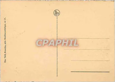 Bouillon — Velho ponte de Liège e hotel da postagem — Ern. Thill, série Postillon artístico, n° 17 — Verso