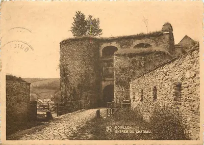 Bouillon — Entrada do castelo — Editor Em. Thill, série Bruxelles artistique, n° 22