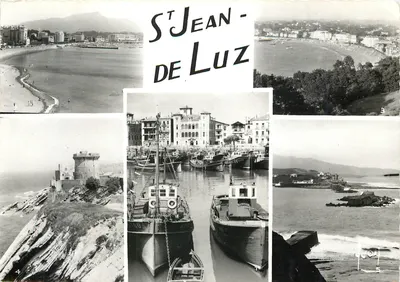 St Jean-de-Luz — vista panorâmica e porto — Edições de Arte Marítima