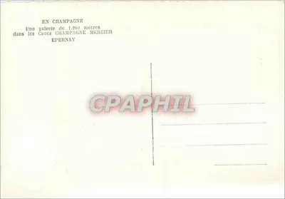 Galeria 1200 metrów — w Jaskiniach Champagny Mercier — Epernay — Rewers