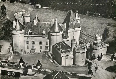 Castelo de Chabenet — Ao redor de Argenton-sur-Greuse — Foto aérea — M. ROUSSET, Editor