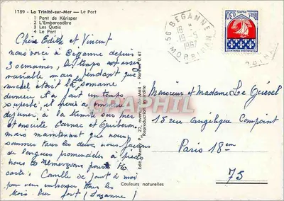 La Trinité-sur-Mer — O Porto — editor Loïc, n° 75 — Verso