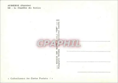 Audierne (Finistère) — O Cemitério dos Barcos — CIM — Verso