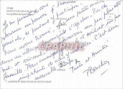 Les Lecques — Ogród nad morzem — Aris — Rewers