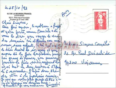 Wyspa La Réunion — Strumień lawy — Craphil — Rewers