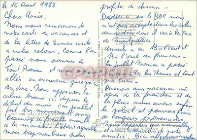 Escaldes i Andorra La Vella — widok z lotnictwa — wydawca Andorrana — Rewers