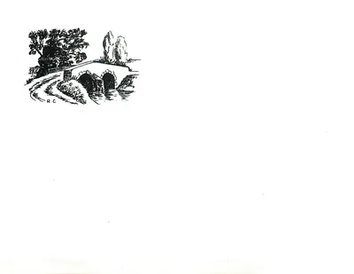 Ponte a arcos — desenho — RC