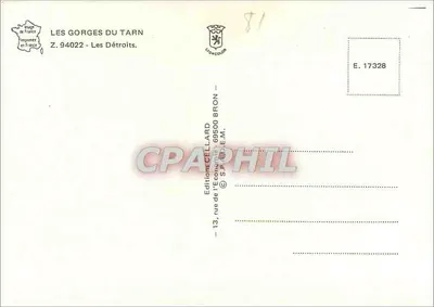 Die Schluchten des Tarn — Éditions Cellard Bron — Rückseite