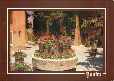 Yvoire - O prensador florido — editor Diffu-Cartes, n° 74140