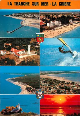 La Tranche sur Mer - La Grière — Bilhete postal antigo editado por ASTAUF Editora