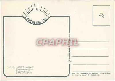 Ronda — diversas vistas — Dominguez & Madrid, n° 15 — Verso